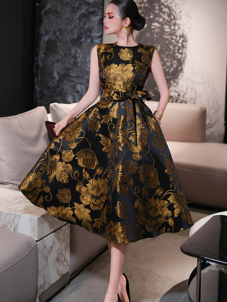 Street Fashion Runway - JUNLINNA Fashion Elegant Runway Dress Women