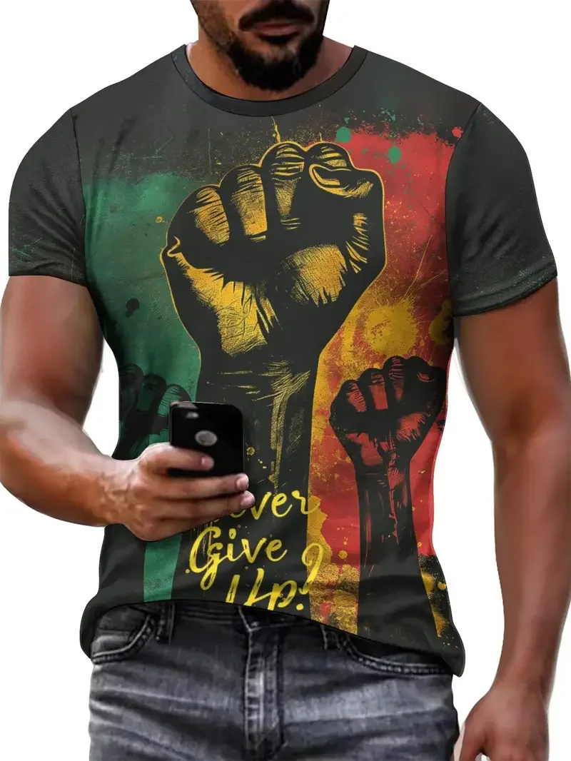 Street Fashion For Short Guys - Summer fashion trend Personality men's T-shirt