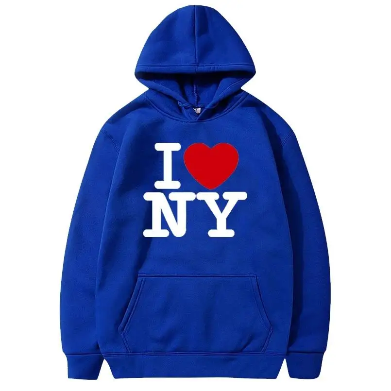 I Love New York Pritned Hoodie - Street Fashion New York ulasan dan harga