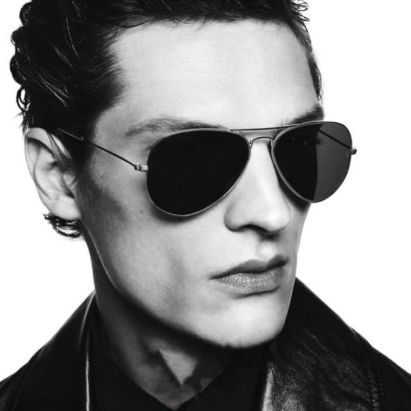 Retro Fashion Metal Oval Frame - Street Fashion Glasses ulasan dan harga