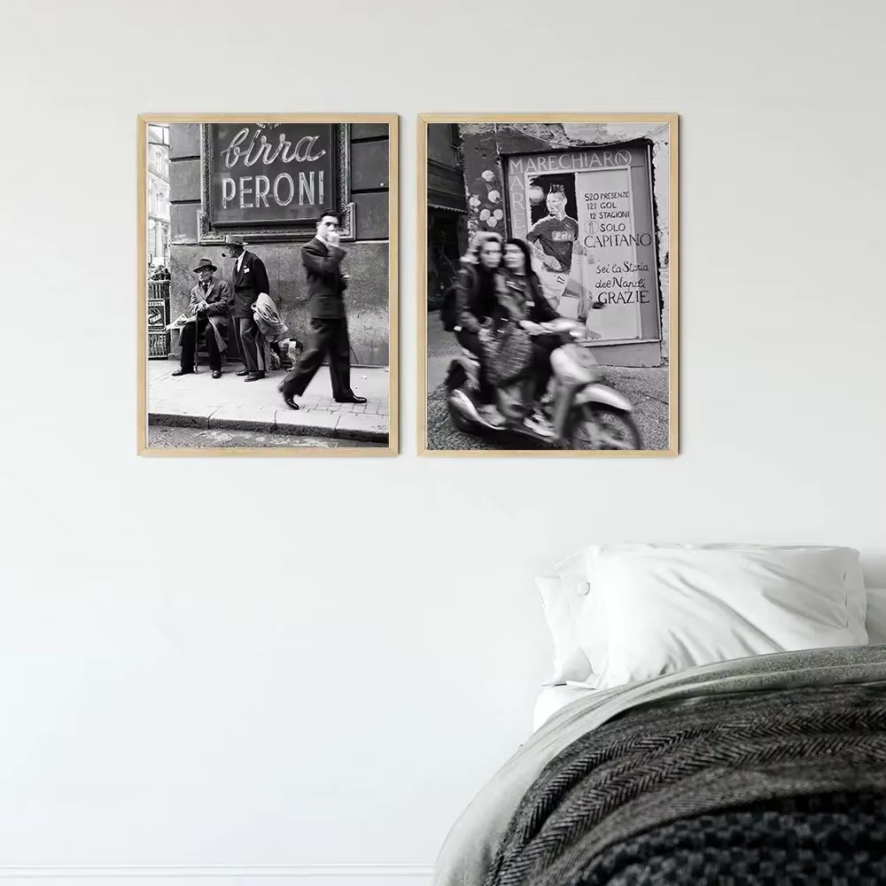Fashion Black And White Vintag - Street Fashion Photography ulasan dan harga
