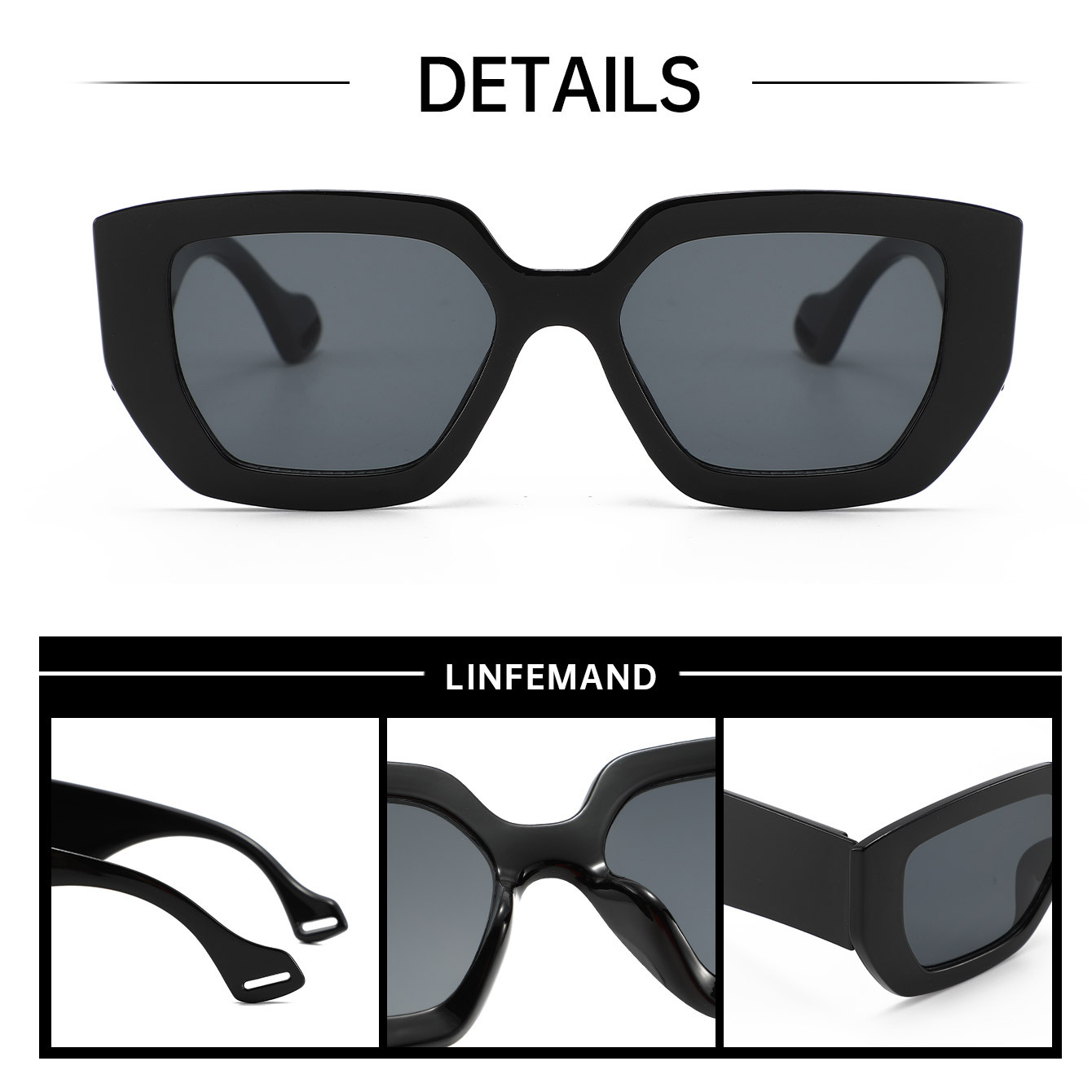 Super Large BoxSunglasses Wome - Street Fashion Photography ulasan dan harga