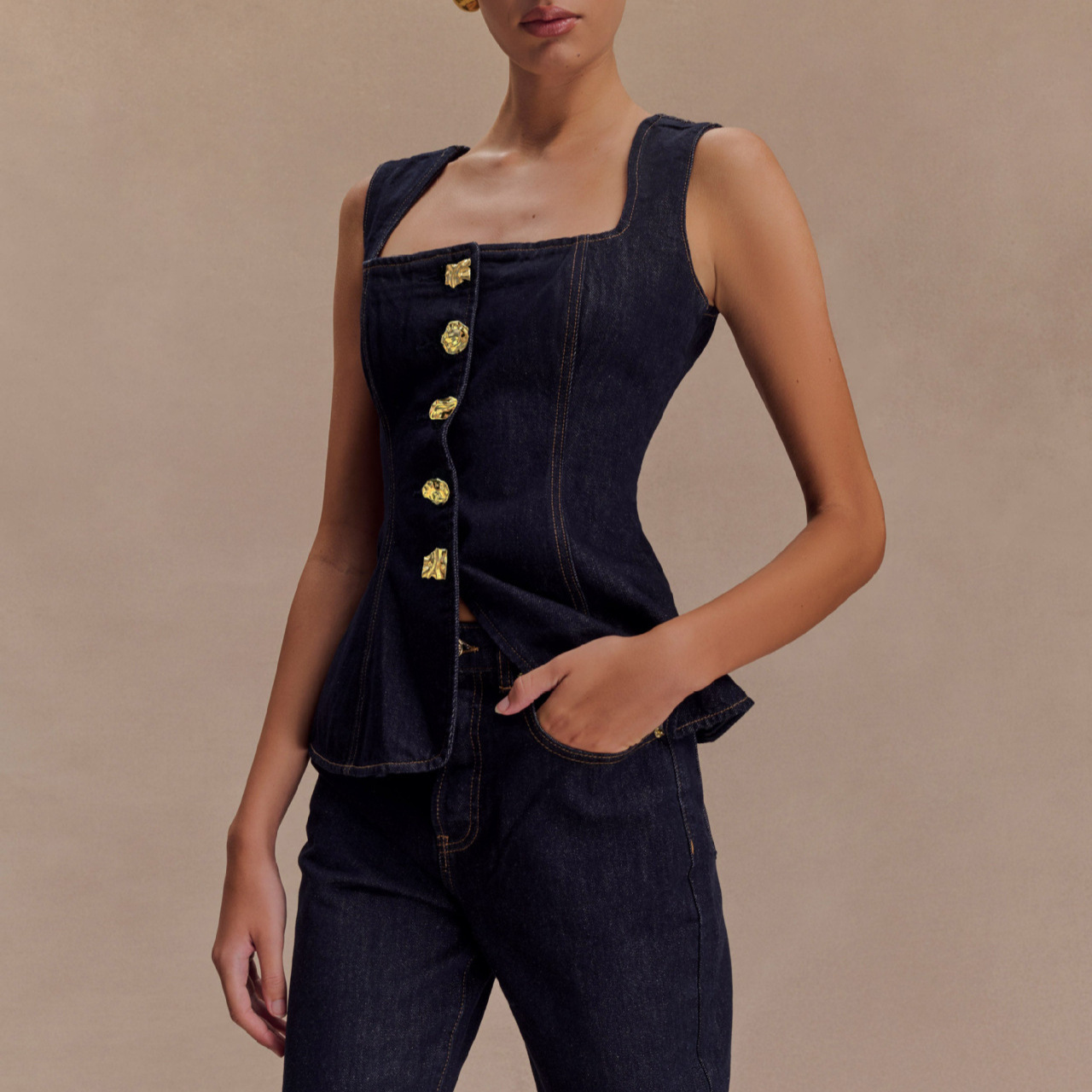 Summer Denim Pant Sets Women 2 - Street Fashion Baggy ulasan dan harga