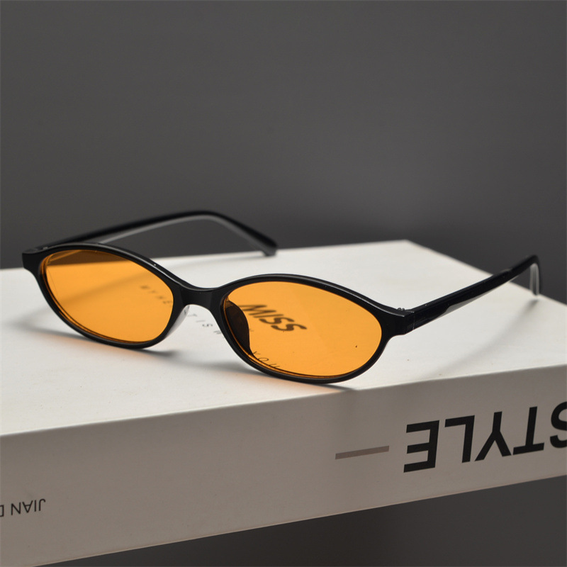New Retro Oval Cat Eye Sunglas - Street Fashion Glasses ulasan dan harga