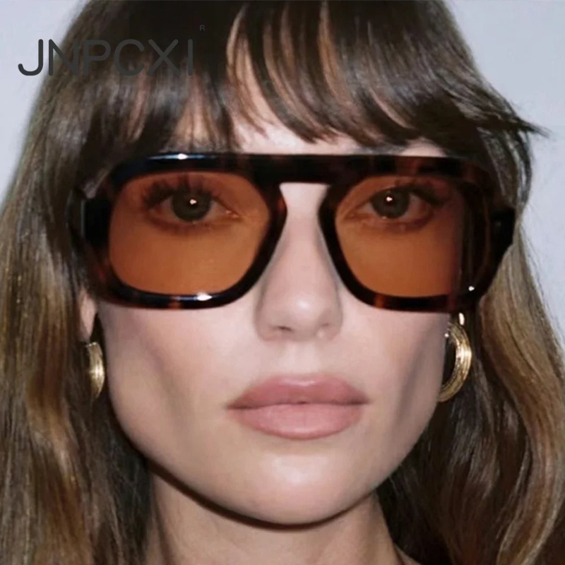Retro Square Sunglasses Women  - Street Fashion Glasses ulasan dan harga