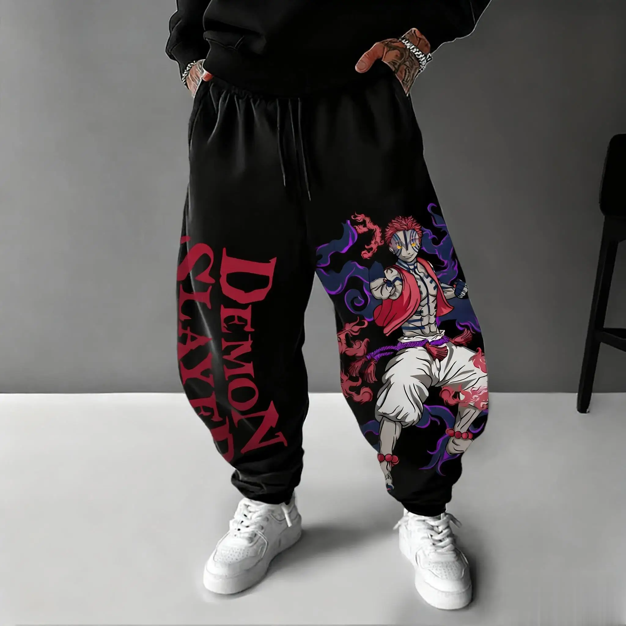 2026 Demon Slayer Akaza Anime  - Street Fashion Types ulasan dan harga