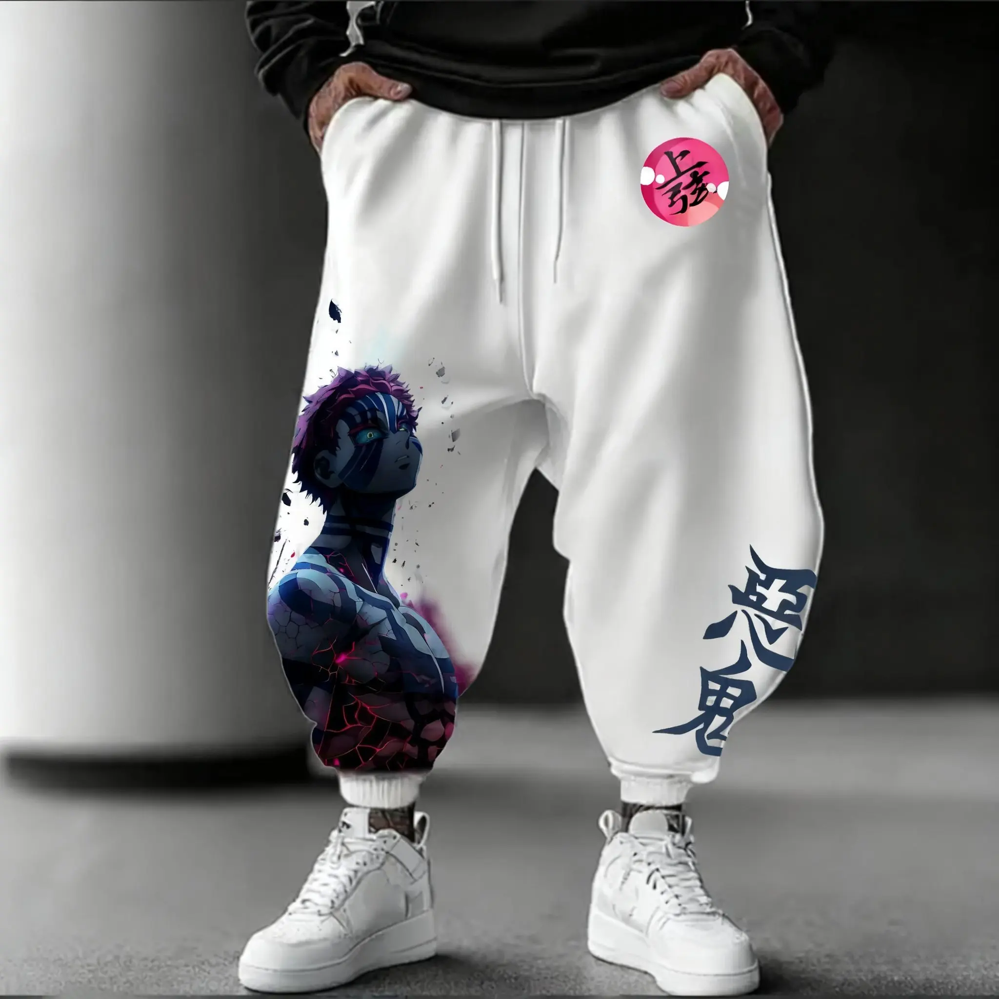 2026 Demon Slayer Akaza Anime  - Street Fashion Types ulasan dan harga