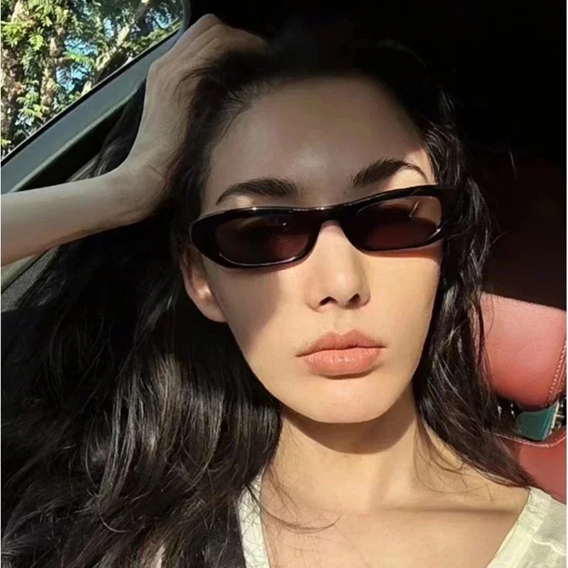 New Retro Oval Frame Sunglasse - Street Fashion Glasses ulasan dan harga
