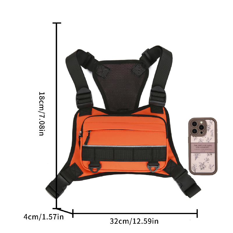 Reflective Outdoor Sports Vest - Street Fashion Baggy ulasan dan harga