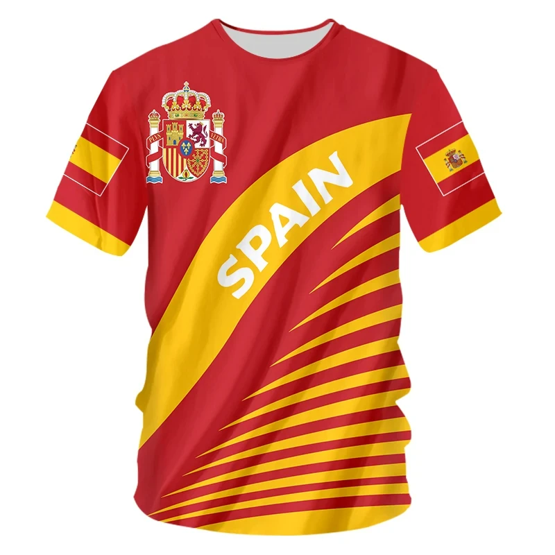 Unisex 3D Print Spain Style T  - Street Fashion In Spain ulasan dan harga