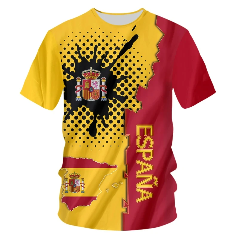 Unisex 3D Print Spain Style T  - Street Fashion In Spain ulasan dan harga