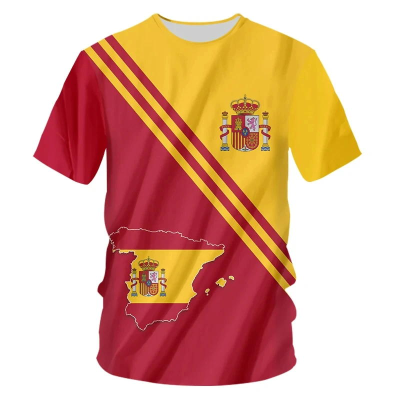 Unisex 3D Print Spain Style T  - Street Fashion In Spain ulasan dan harga