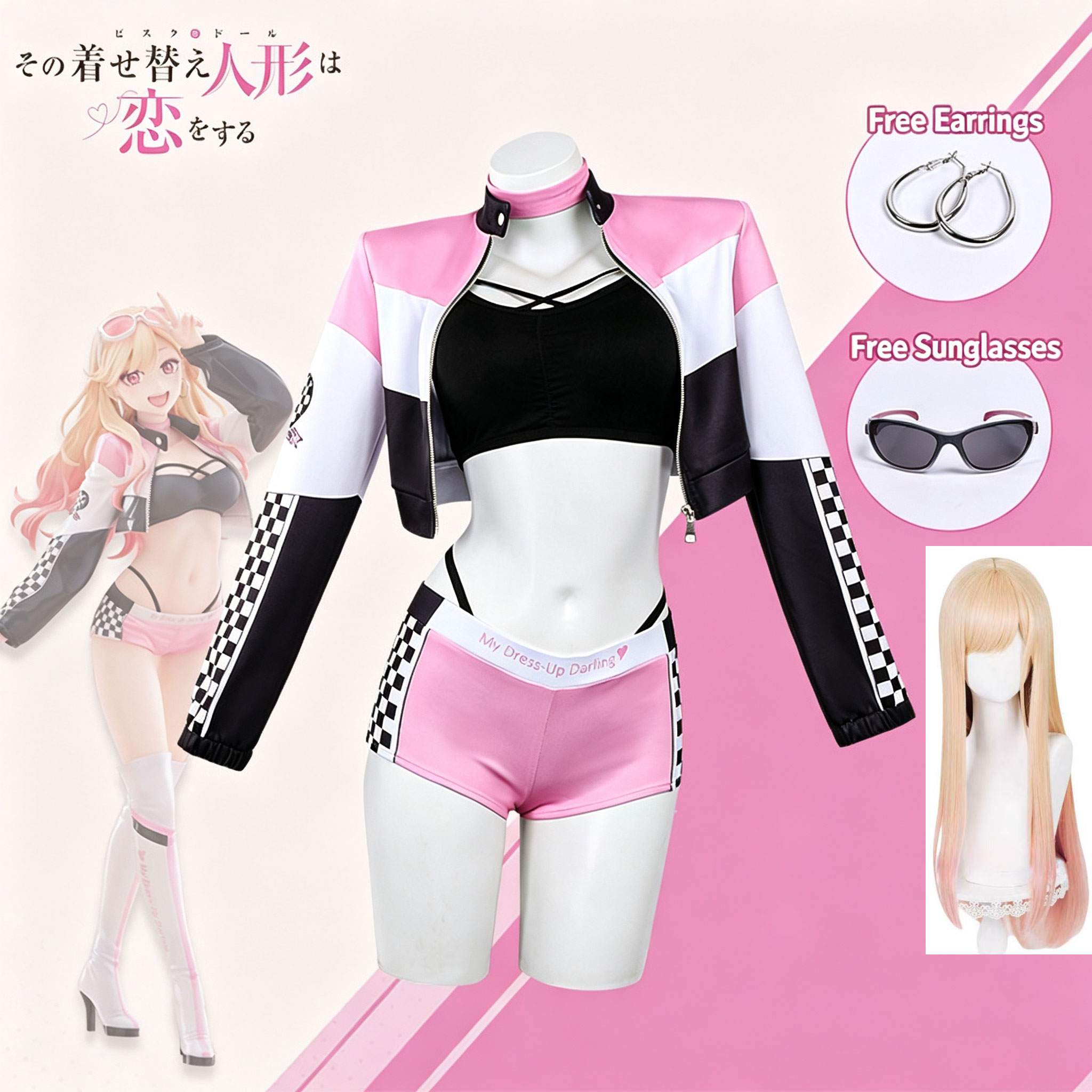 Anime My Dress Up Darling Wig  - Street Fashion Female ulasan dan harga