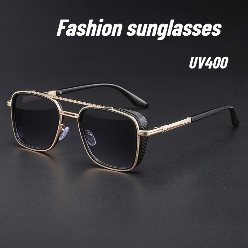 Retro Oval-framed Sunglasses M - Street Fashion Photography ulasan dan harga