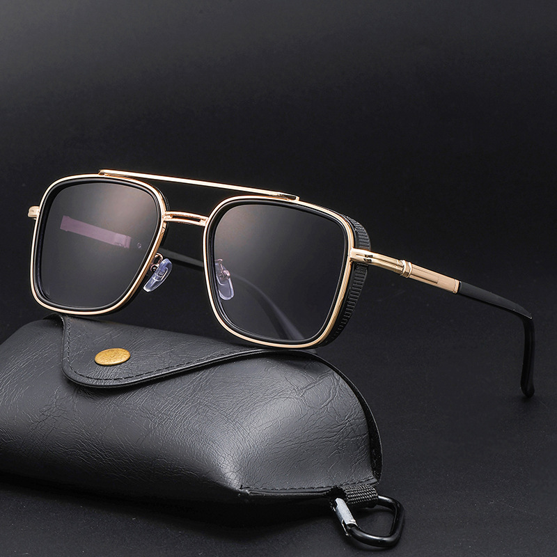 Retro Oval-framed Sunglasses M - Street Fashion Photography ulasan dan harga