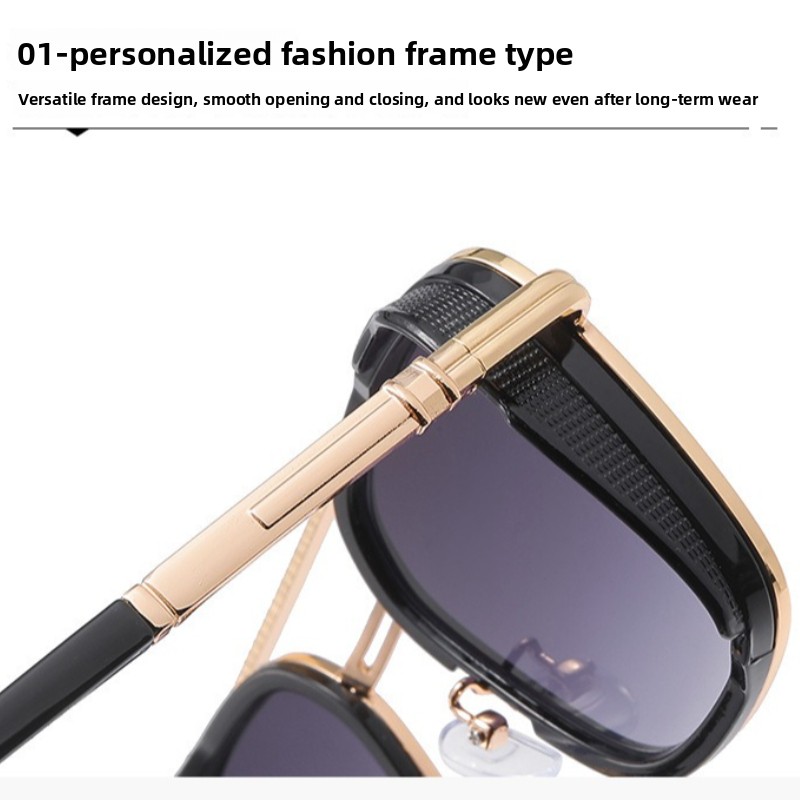Retro Oval-framed Sunglasses M - Street Fashion Photography ulasan dan harga