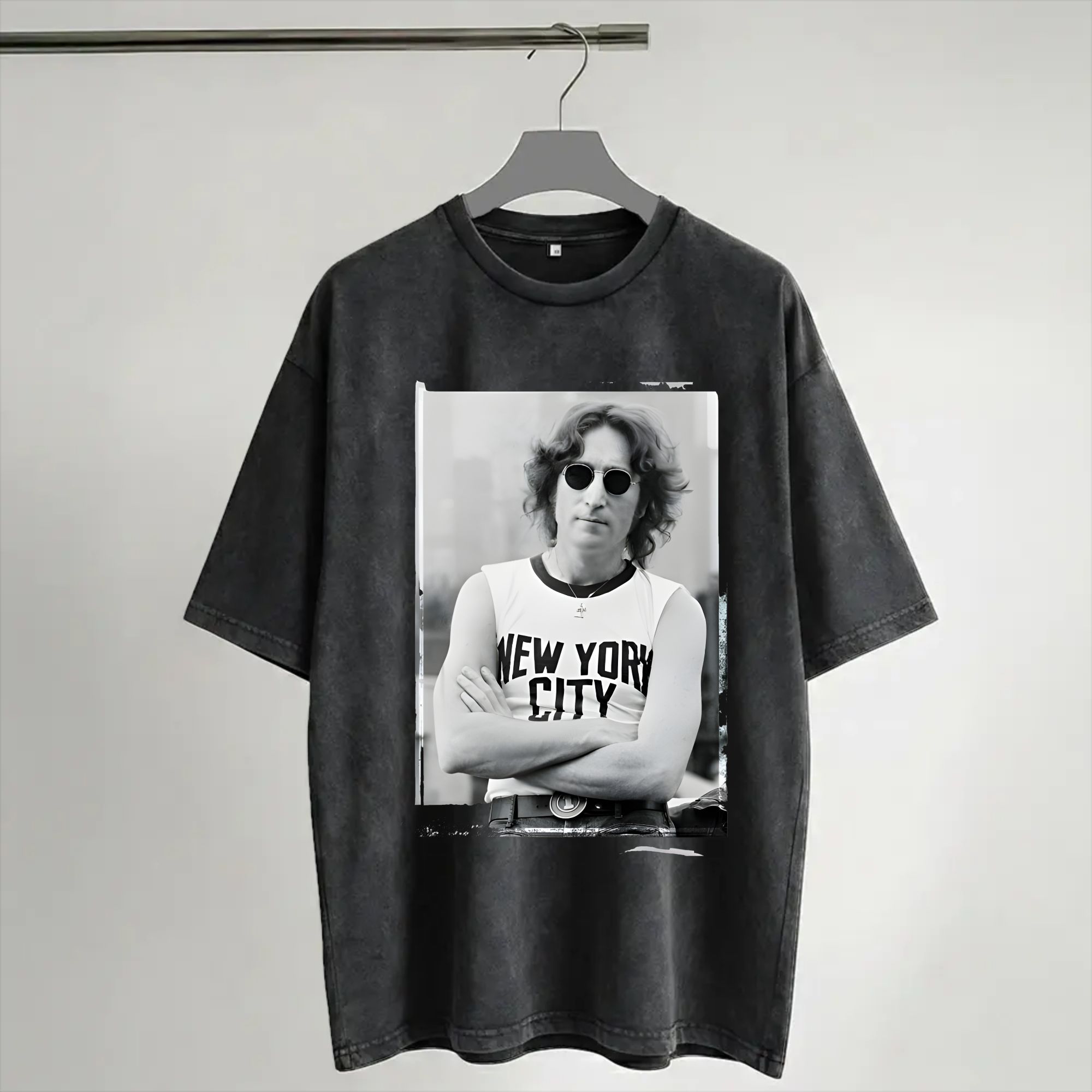 Harajuku Washed Shirt John Len - Street Fashion New York ulasan dan harga