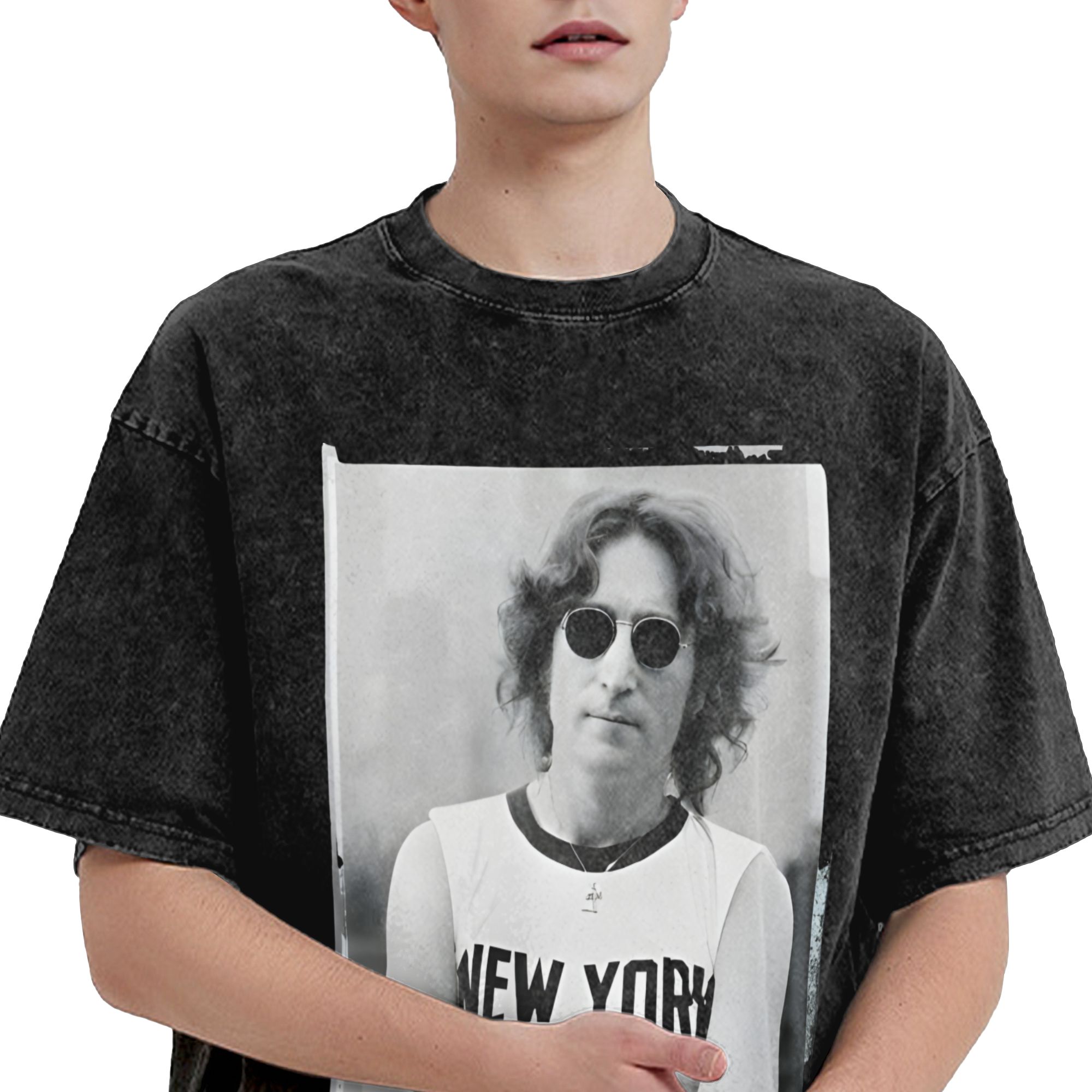 Harajuku Washed Shirt John Len - Street Fashion New York ulasan dan harga