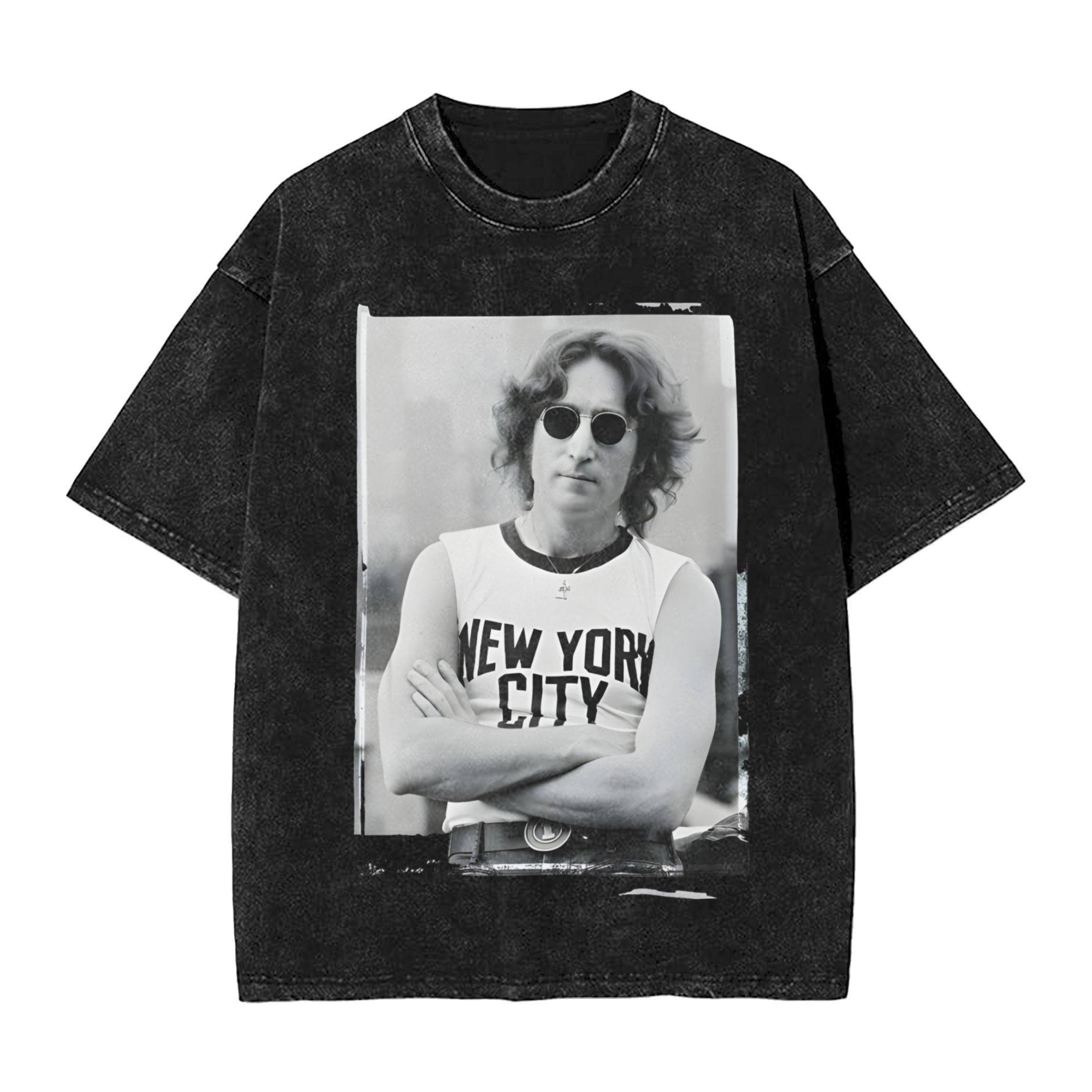 Harajuku Washed Shirt John Len - Street Fashion New York ulasan dan harga