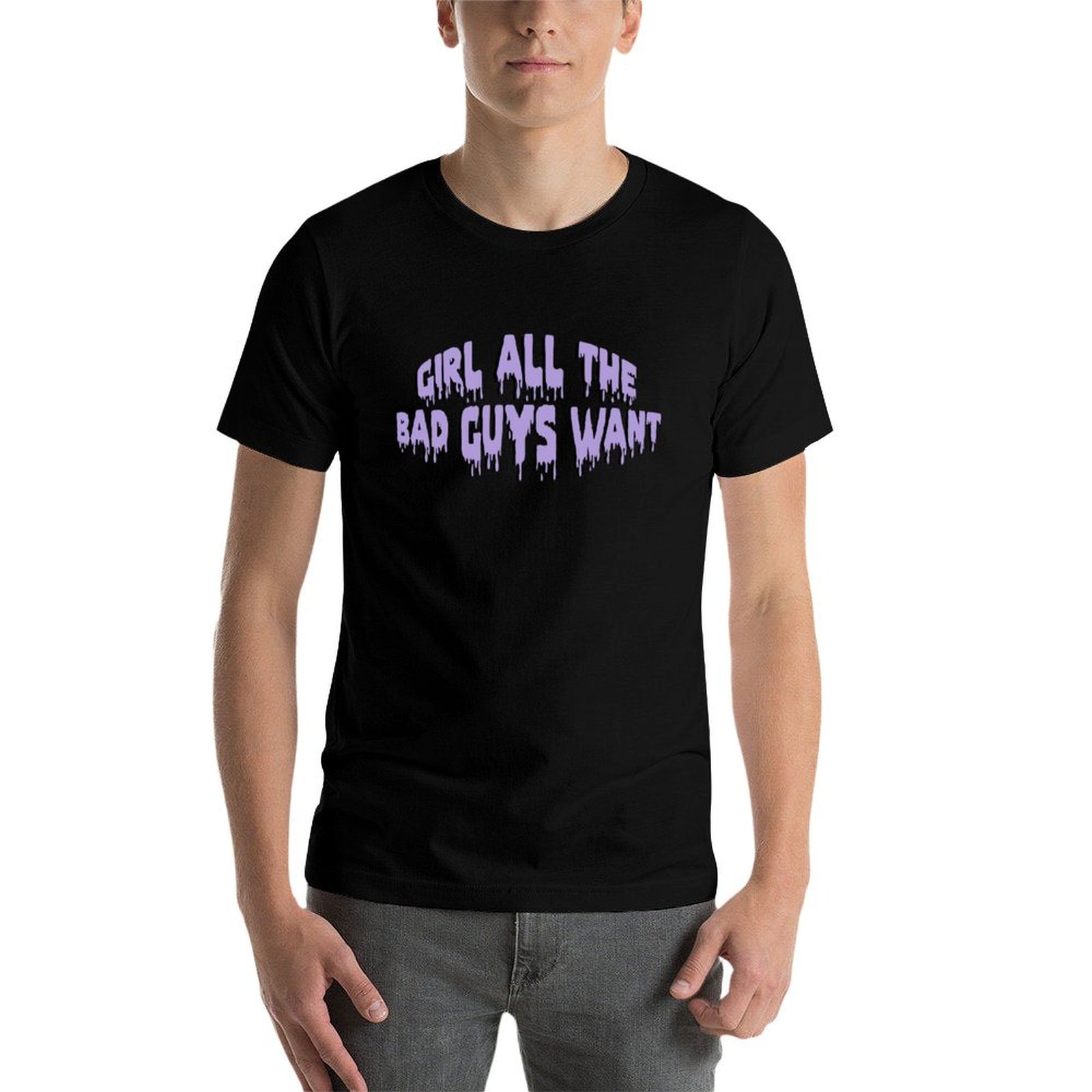Girl all the bad guys want T-S - Street Fashion For Short Guys ulasan dan harga