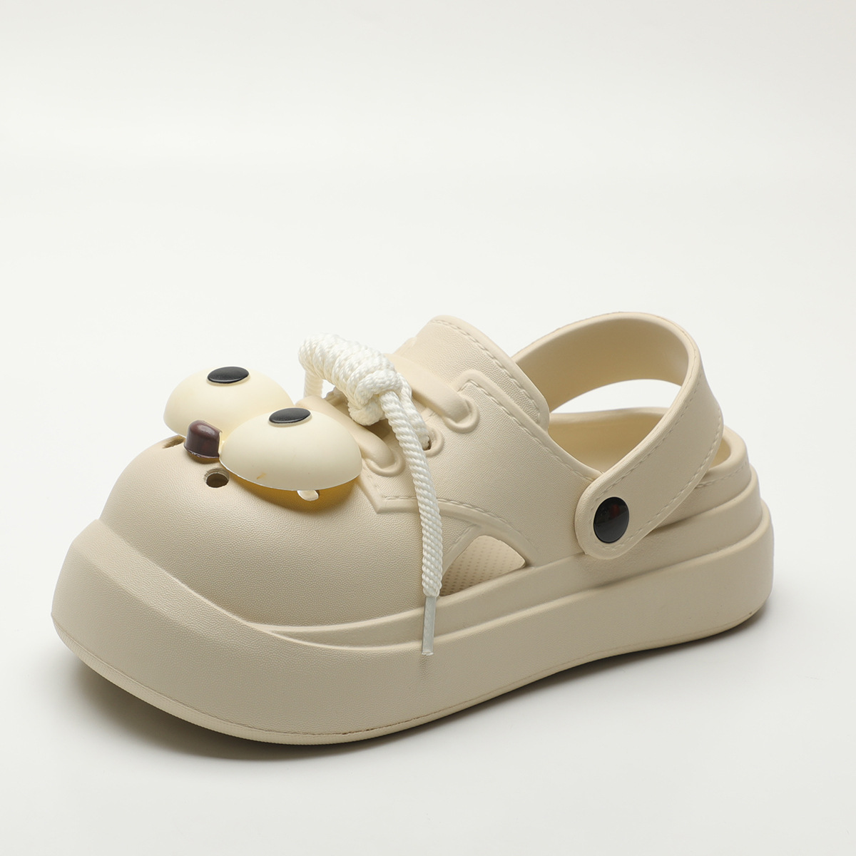 Cute DIY Big Eyes Fashion Clog - Street Fashion Female ulasan dan harga