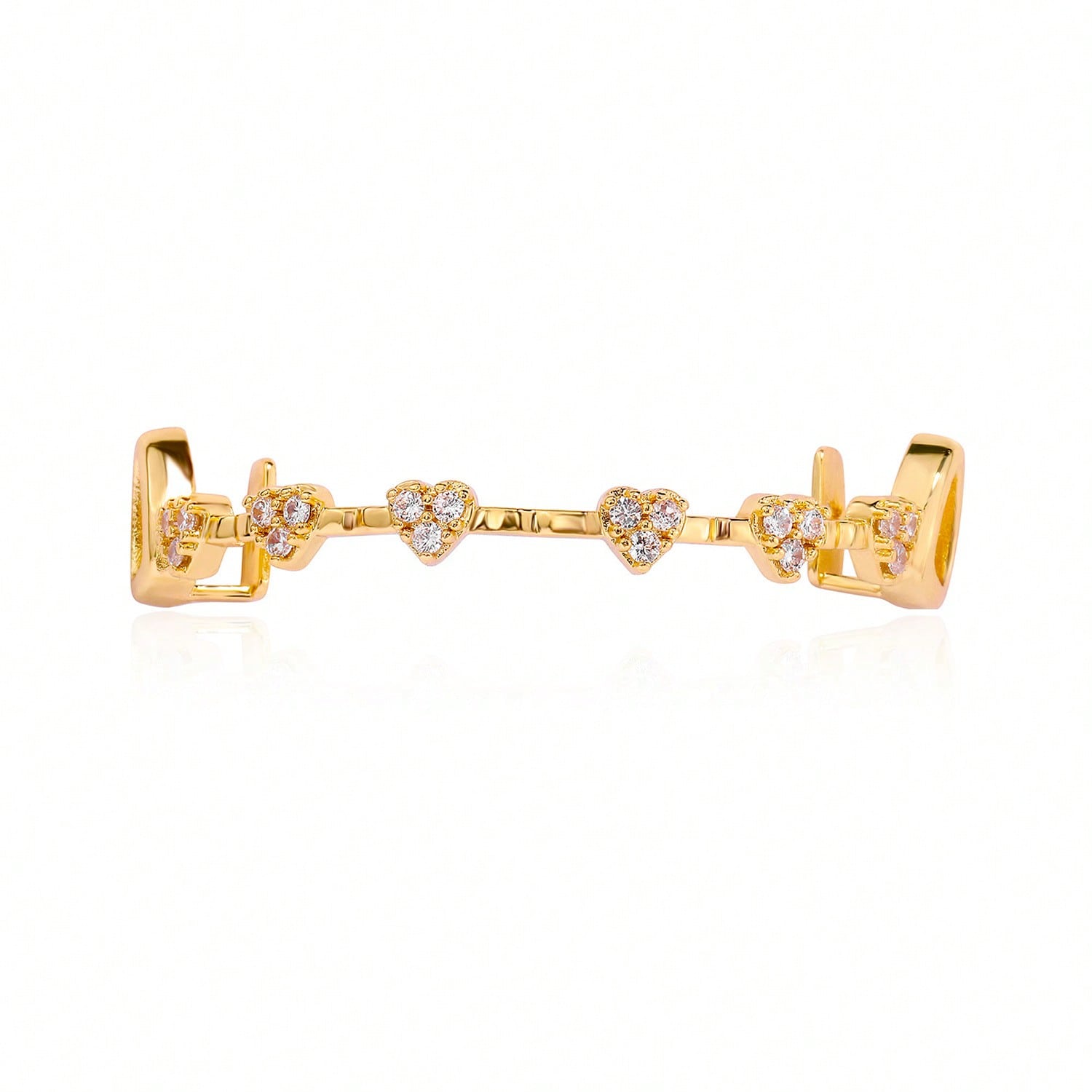 Hip-Hop  Fashion Gold Teeth Mi - Street Fashion Types ulasan dan harga