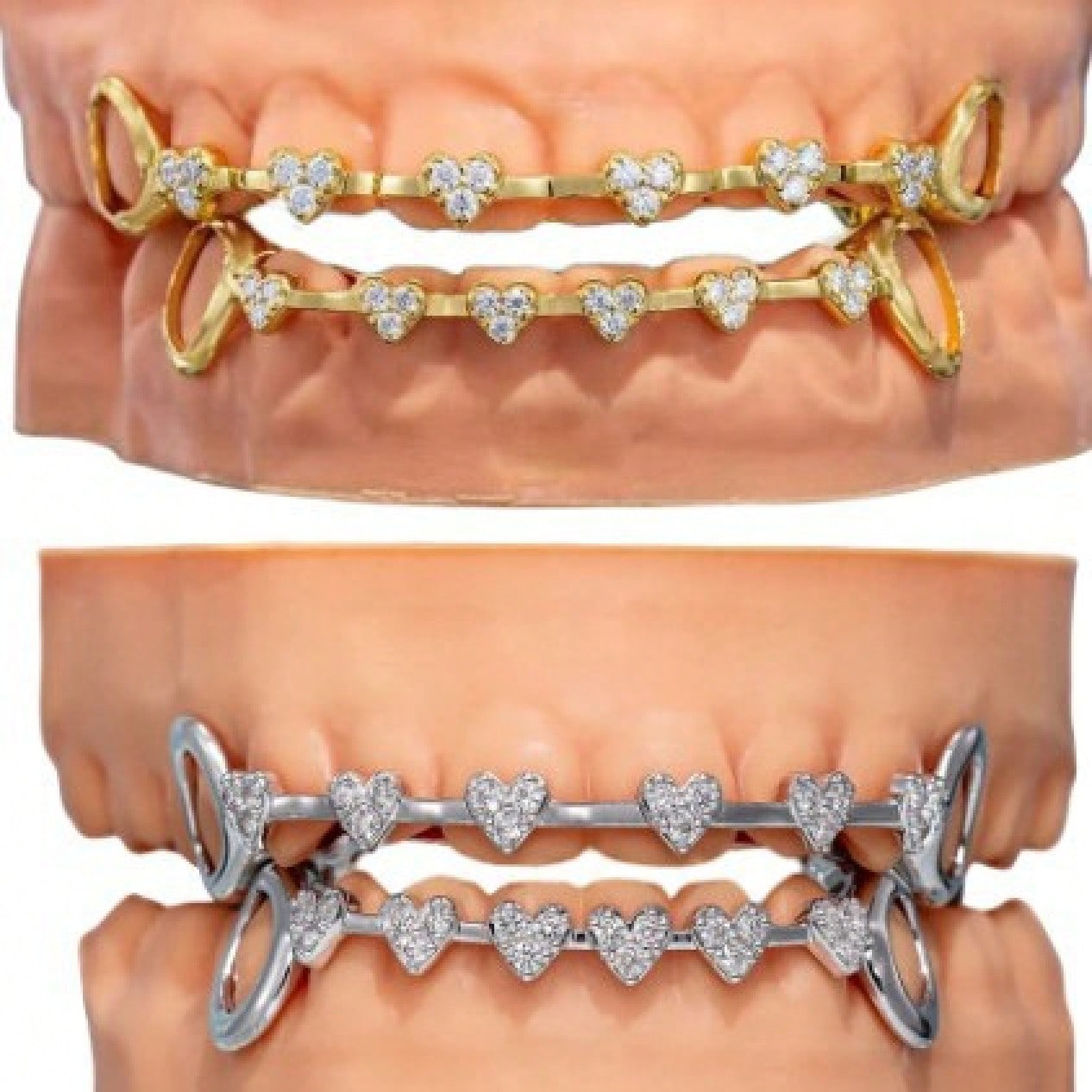 Hip-Hop  Fashion Gold Teeth Mi - Street Fashion Types ulasan dan harga