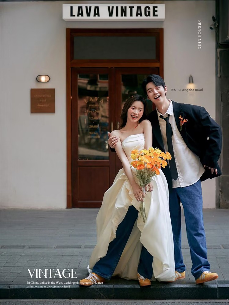 Fashionable Korean Style Denim - Street Fashion Photography ulasan dan harga