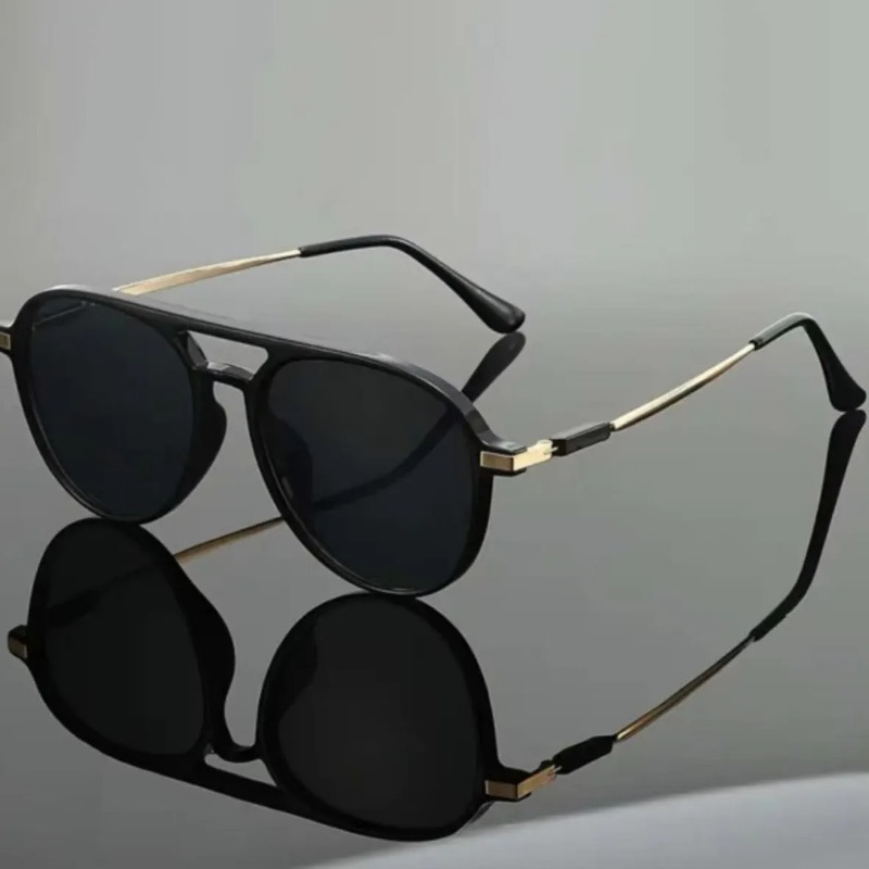 1pcs Vintage Pilot Sunglasses  - Street Fashion Glasses ulasan dan harga