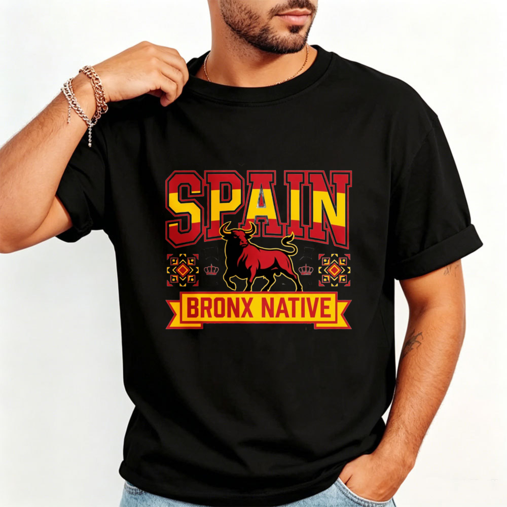 Spain Soccer Fan Printing Tshi - Street Fashion In Spain ulasan dan harga