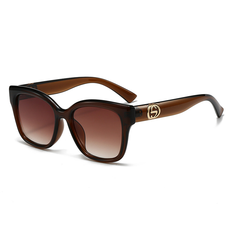 Retro Minimalist Solid Color F - Street Fashion Glasses ulasan dan harga