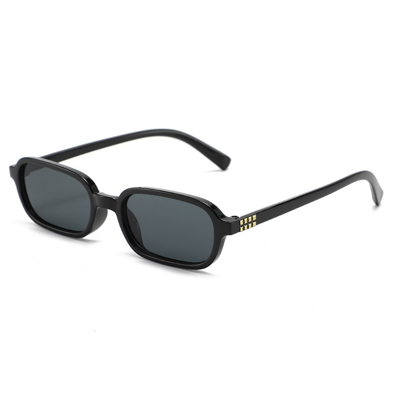 New Small Square Frame Sunglas - Street Fashion Photography ulasan dan harga