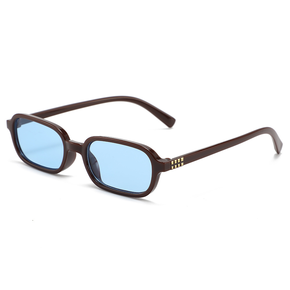 New Small Square Frame Sunglas - Street Fashion Photography ulasan dan harga