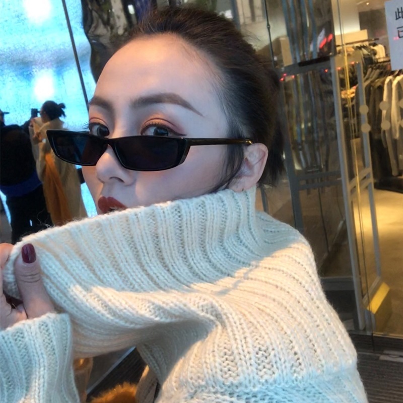 Small Rectangle Sunglasses Fas - Street Fashion Glasses ulasan dan harga