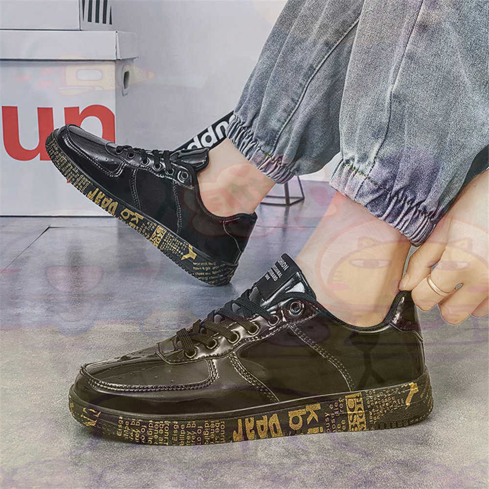 Round Foot Size 45 Sneakers Wh - Street Fashion For Short Guys ulasan dan harga