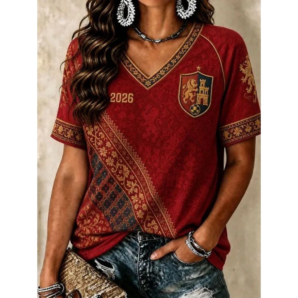 2026 Summer Spain Football Fan - Street Fashion In Spain ulasan dan harga