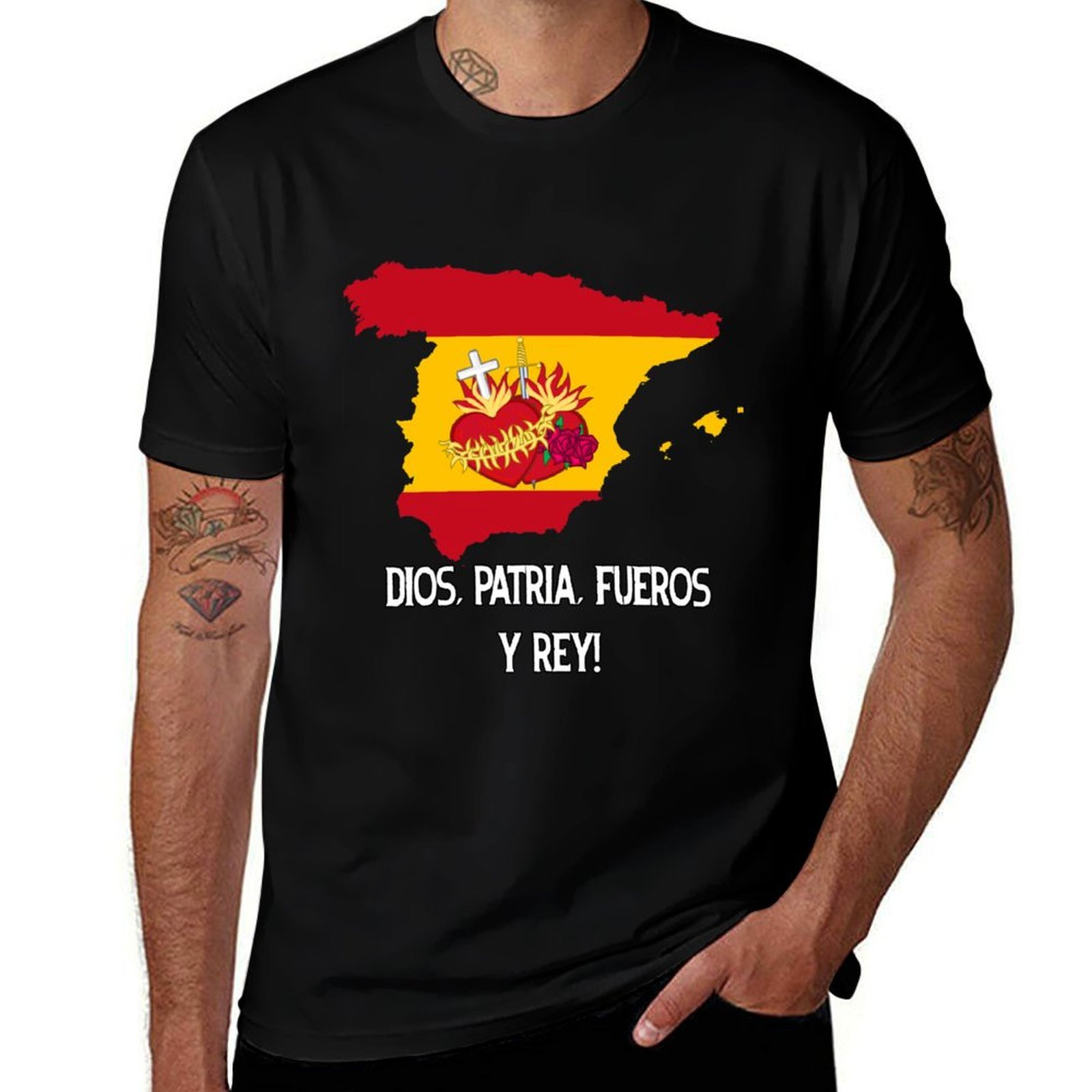 Catholic Spain T-Shirt Street  - Street Fashion In Spain ulasan dan harga