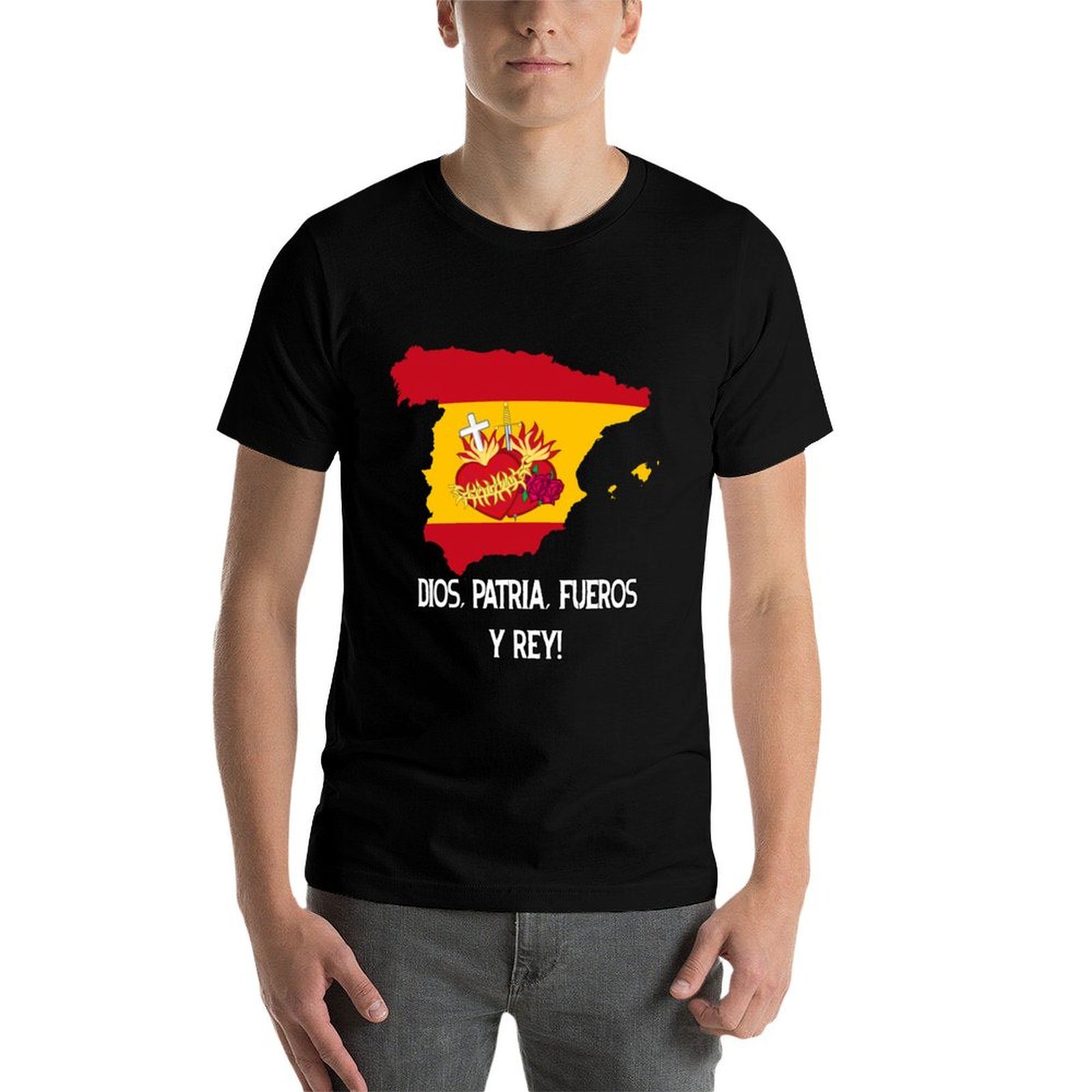 Catholic Spain T-Shirt Street  - Street Fashion In Spain ulasan dan harga