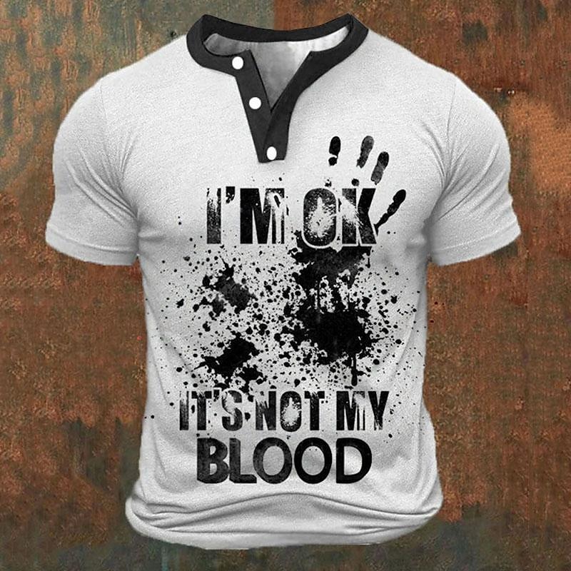 Funny 3D Letter Print Men's He - Street Fashion China ulasan dan harga