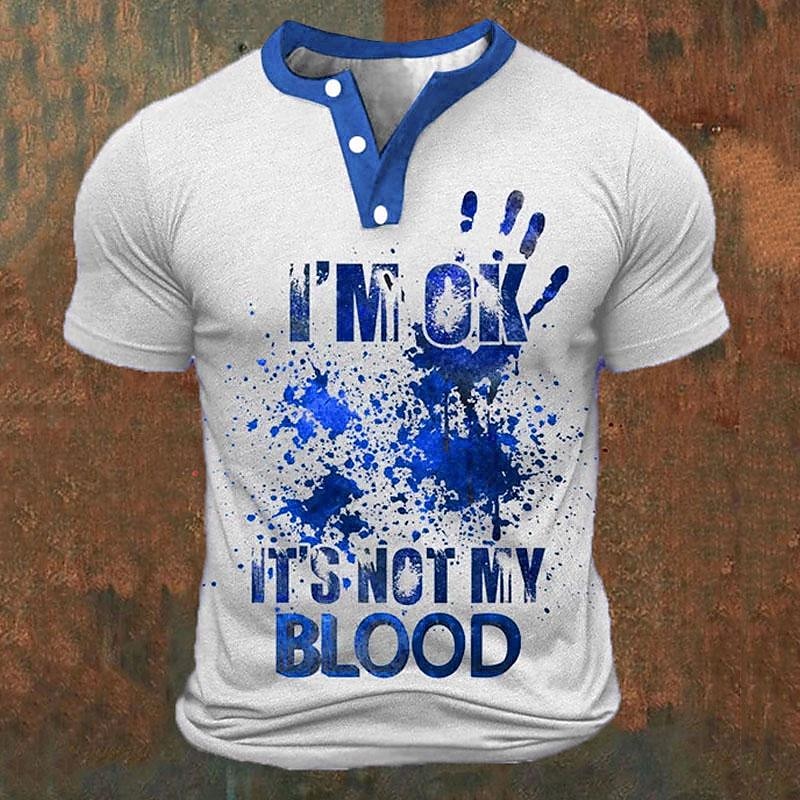 Funny 3D Letter Print Men's He - Street Fashion China ulasan dan harga