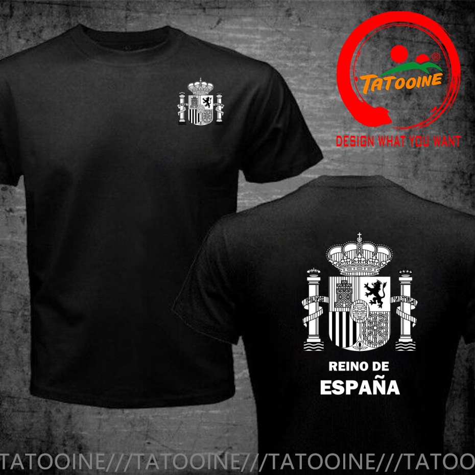 National Emblem of Spain Black - Street Fashion In Spain ulasan dan harga