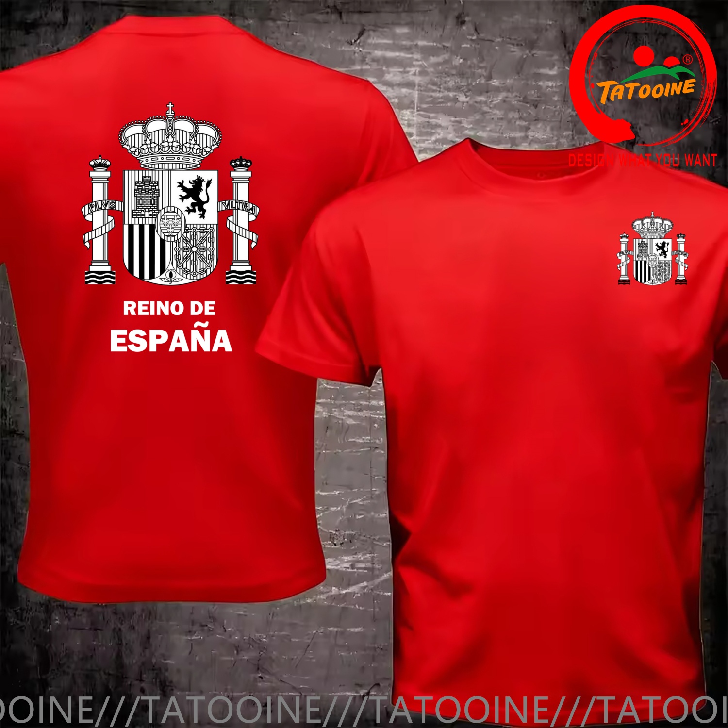 National Emblem of Spain Black - Street Fashion In Spain ulasan dan harga
