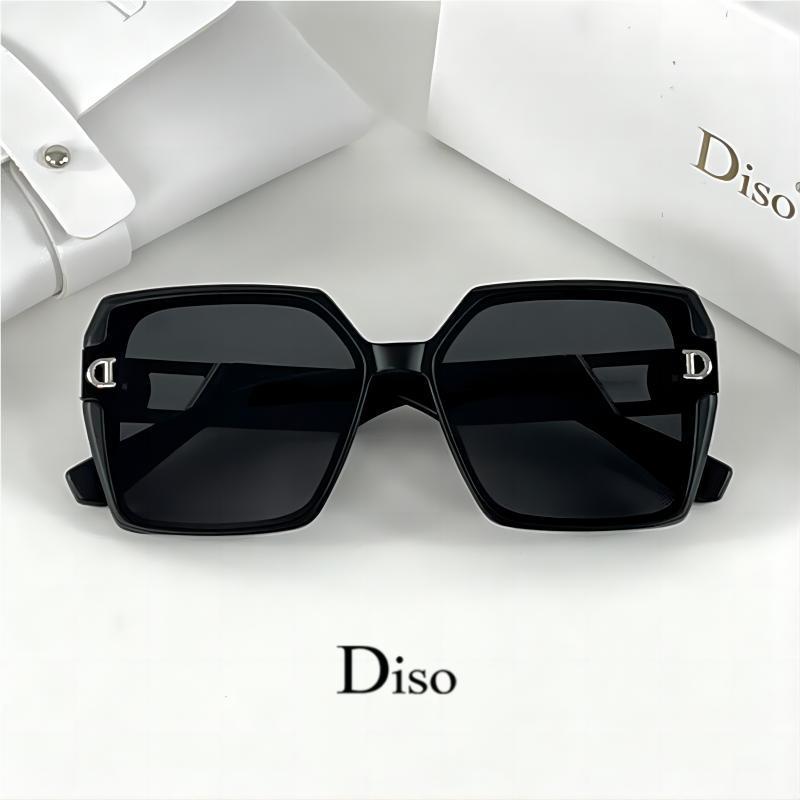 Letter D Decor Oversized Sungl - Street Fashion Glasses ulasan dan harga