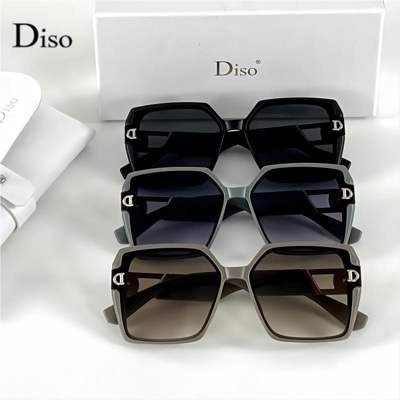 Letter D Decor Oversized Sungl - Street Fashion Glasses ulasan dan harga