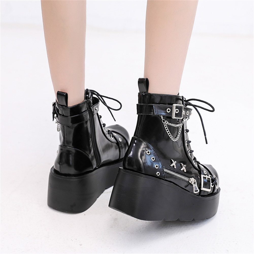 Brand New Ladies Goth Platform - Street Fashion Female ulasan dan harga