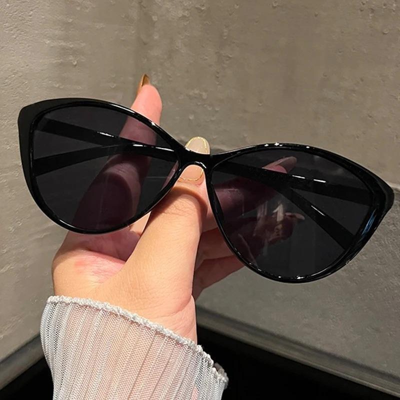 1Pc Retro Frame Cat Eye Sungla - Street Fashion Glasses ulasan dan harga